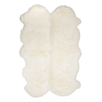 100% New Zealand Sheepskin Quad - Ivory