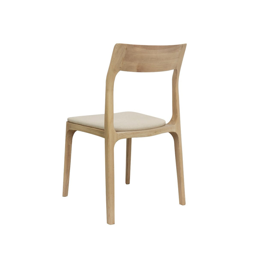 Ash & Linen Stackable Dining Chair - Natural