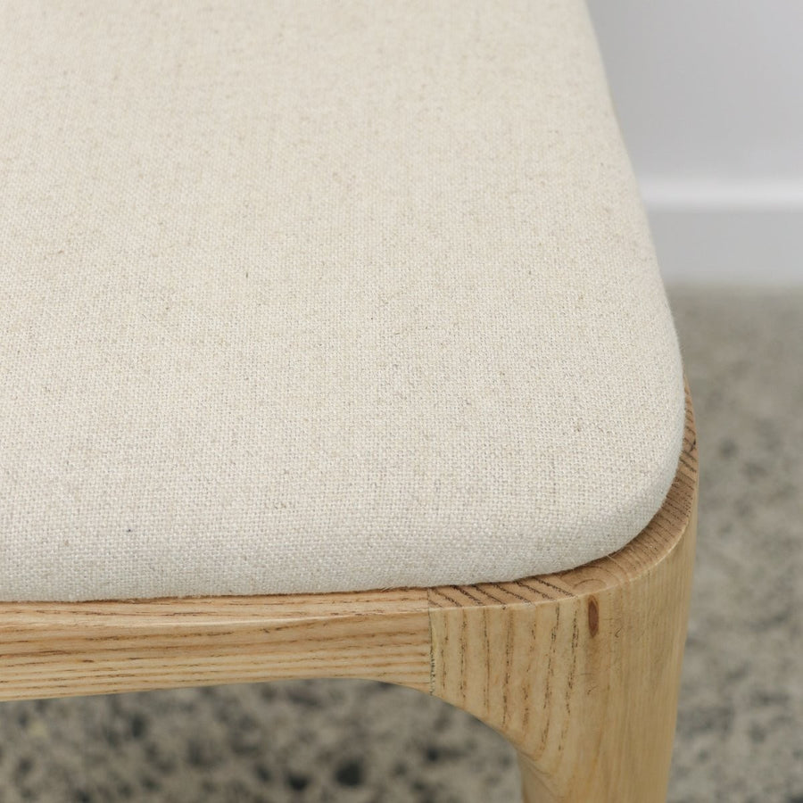 Ash & Linen Stackable Dining Chair - Natural