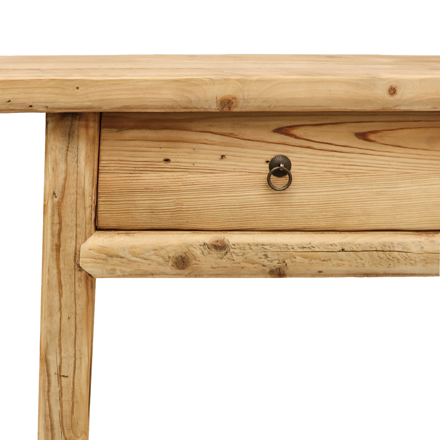 Butchers Style Two Drawer Console 140cm