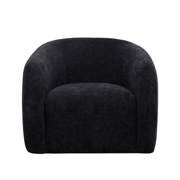 Coastal Curves Swivel Chair - Black