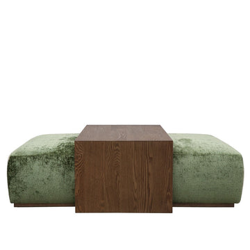 Coffee Table Ottoman Set - Green