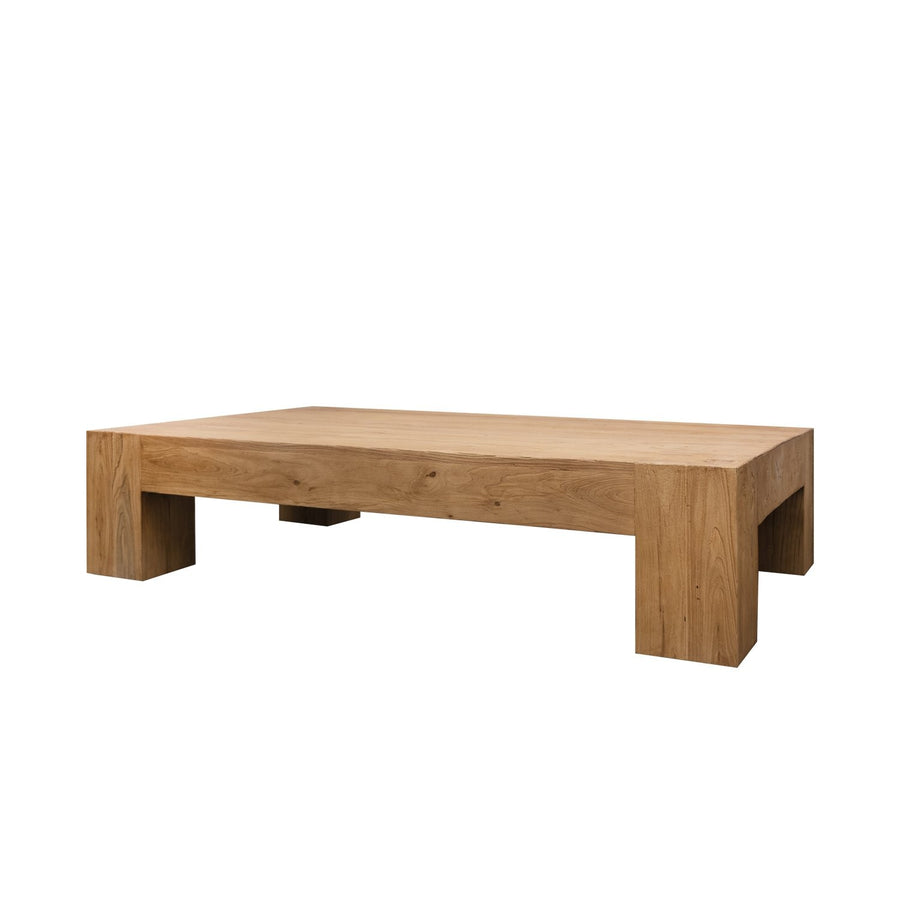 Elm Waterfall Coffee Table - Natural