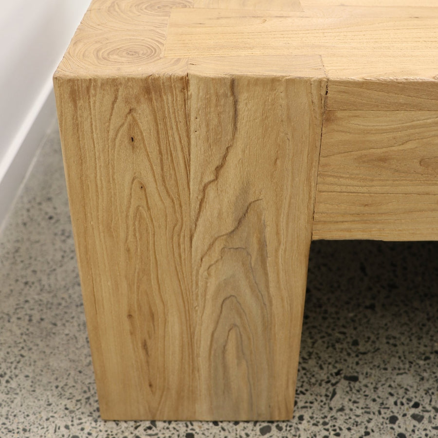 Elm Waterfall Coffee Table - Natural
