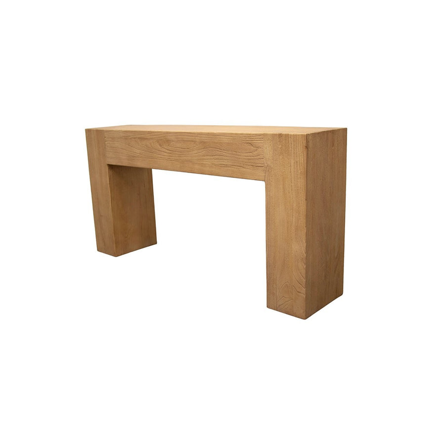 Elm Waterfall Console - Natural