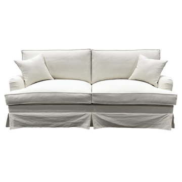 Hamptons Cloud Linen Three Seater Couch