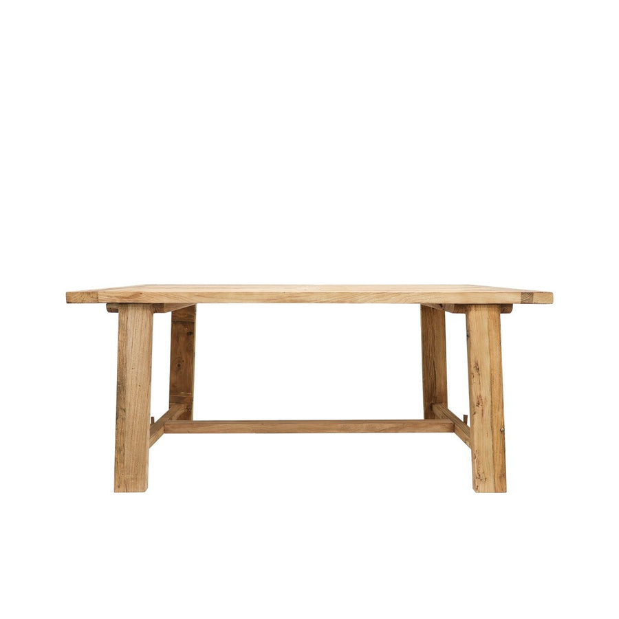 Handmade Peasant Dining Table 180cm - Natural