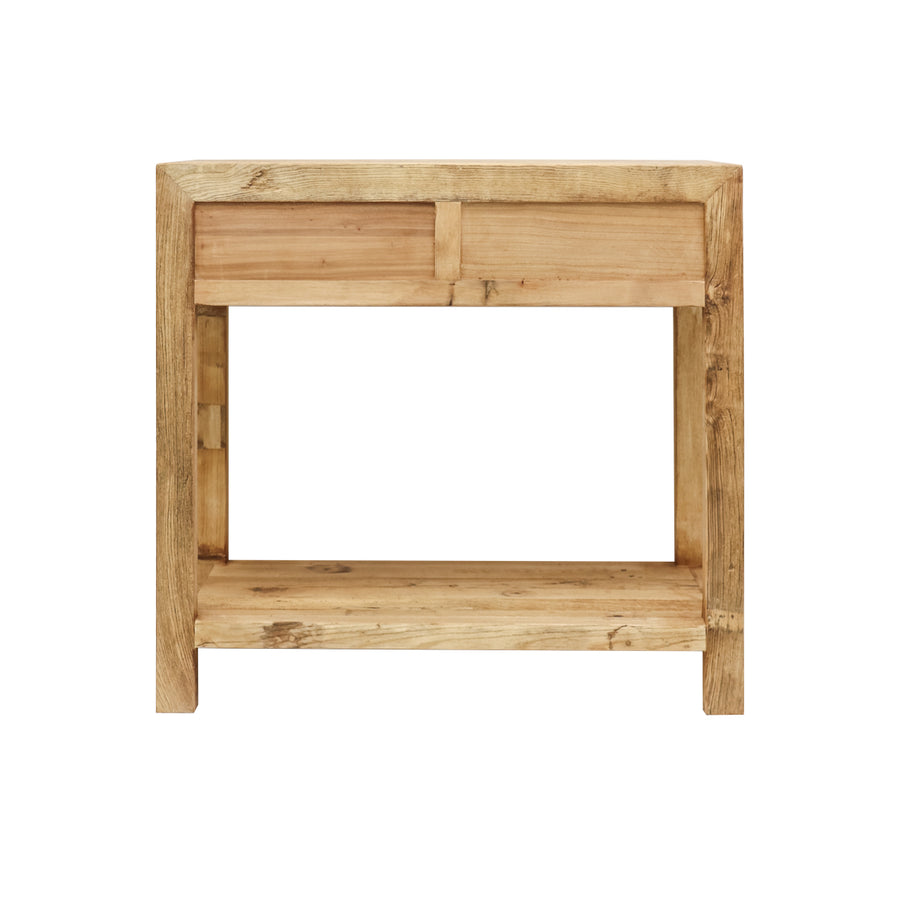 Handmade Peasant Two Drawer Console - Natural