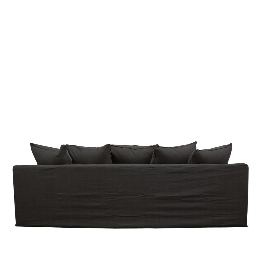 Keely Carbon Three Seater Slip-Cover Sofa