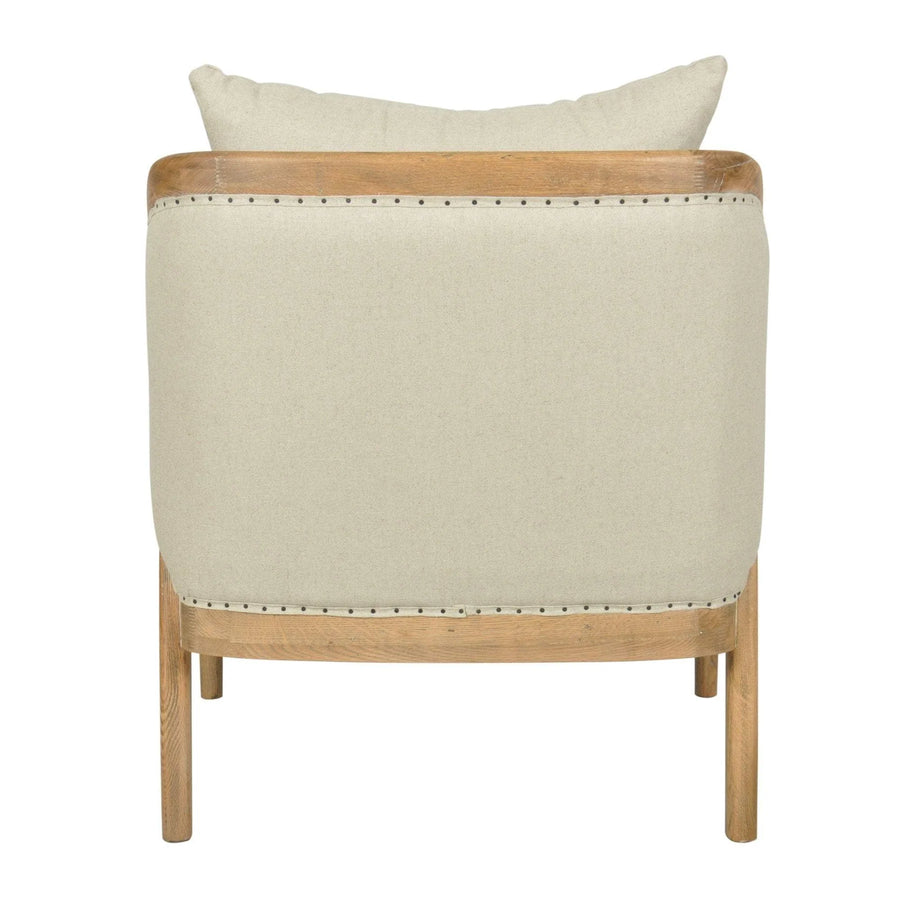 Oakwood Linen Armchair - Natural