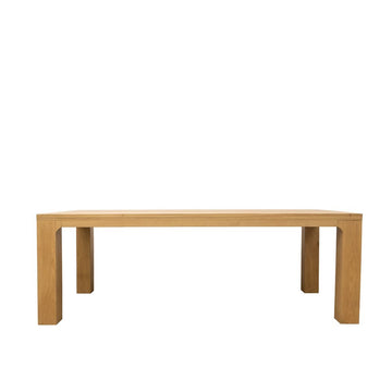 Solid Oak Rectangular Dining Table 220cm