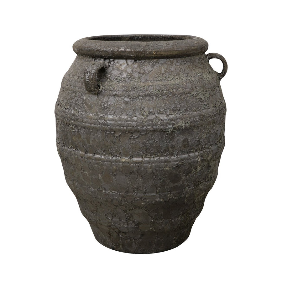 Westhampton Black Lava Vase Pot - Extra Large