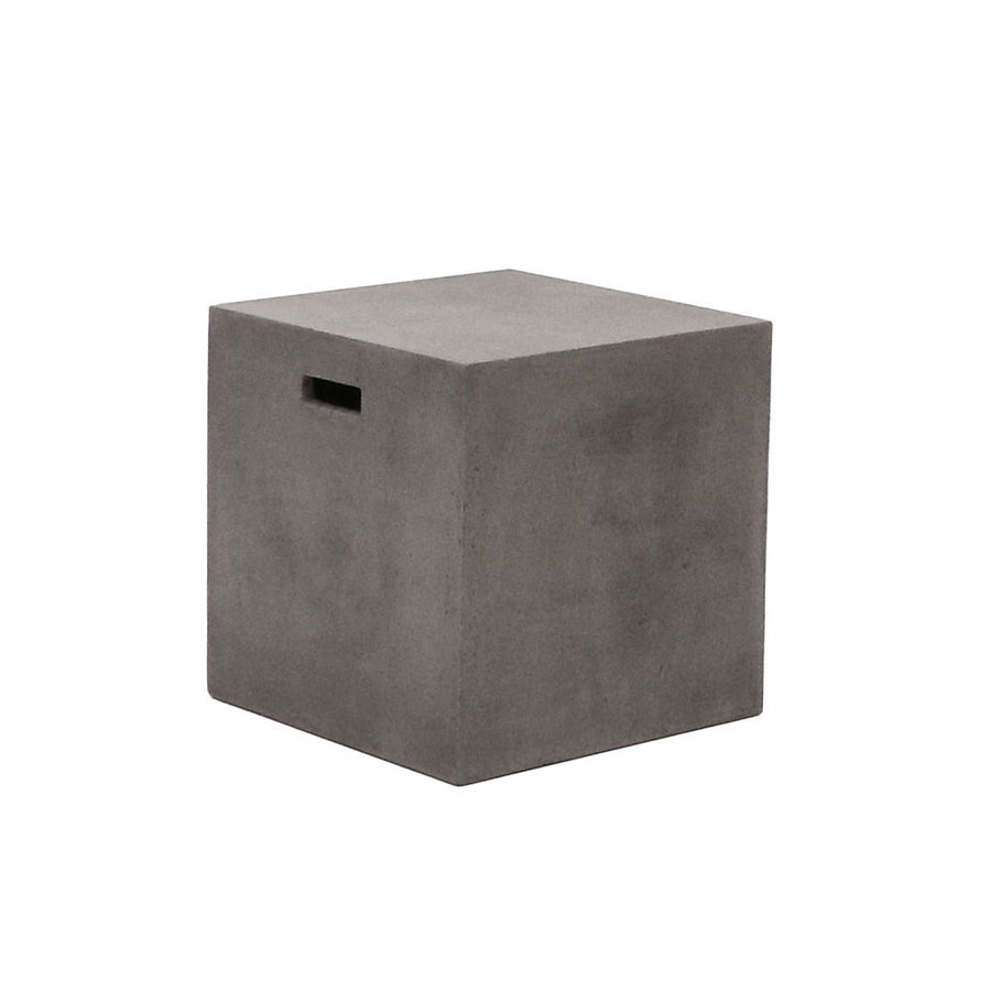 Concrete Cube Outdoor Stool & Side Table
