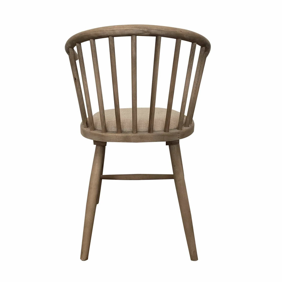 Elm Curved Dining Chair - Natural