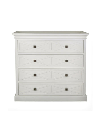 Hamptons White Mahogany Dresser