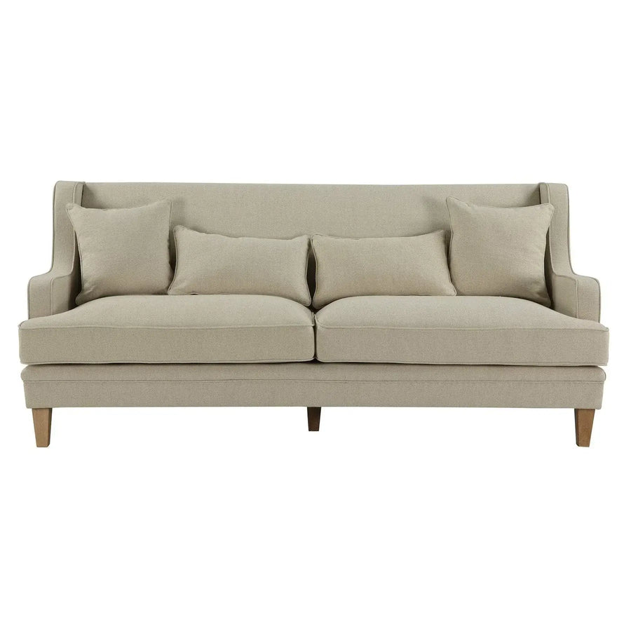 Hamptons Beige Three Seater Couch