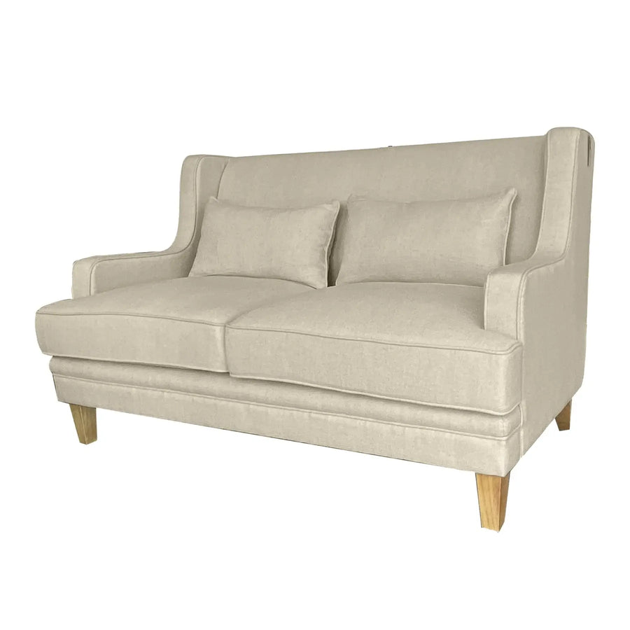 Hamptons Beige Two Seater Couch