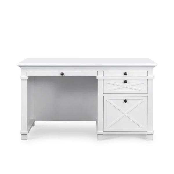 Hamptons White Desk 140cm