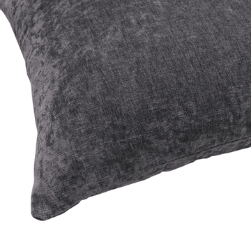 Large Velvety Cushion - Steel Grey