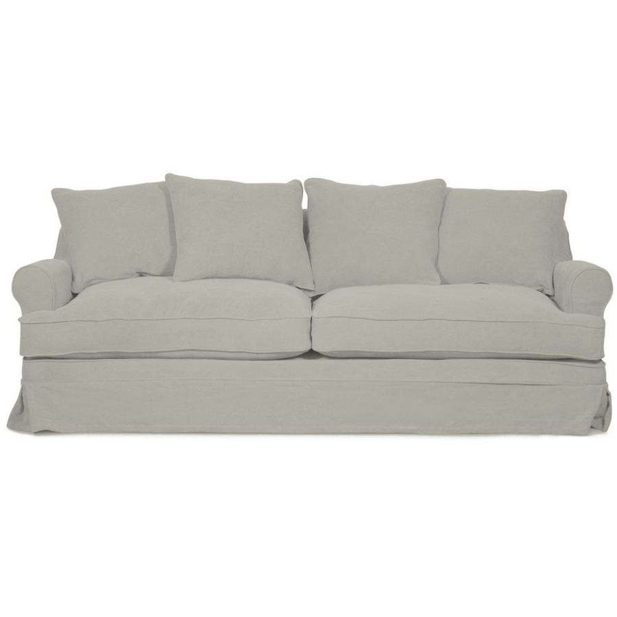 Newport 2.5 Seater Sofa Slip-Cover - Pastel Grey [Slip-Cover Only]