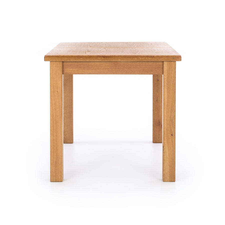 Rustic Oak Extension Dining Table - 1.2 Metres (Extends to 1.65m)