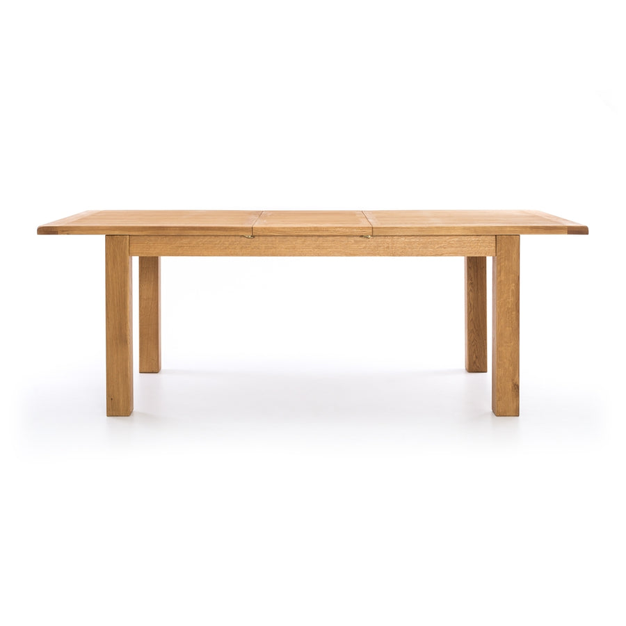 Rustic Oak Extension Dining Table - 1.8 Metres (Extends to 2.3m)