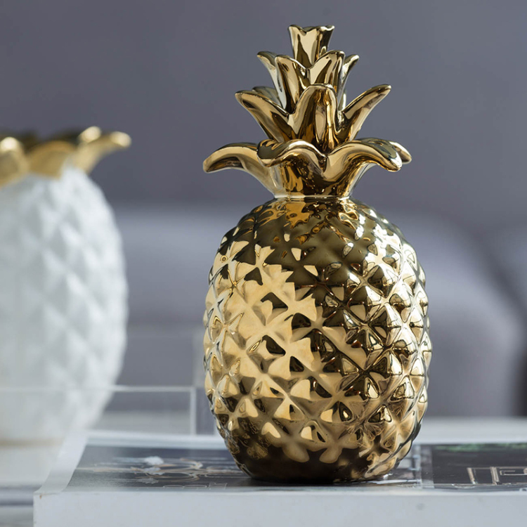 Decorative Gold Pineapple