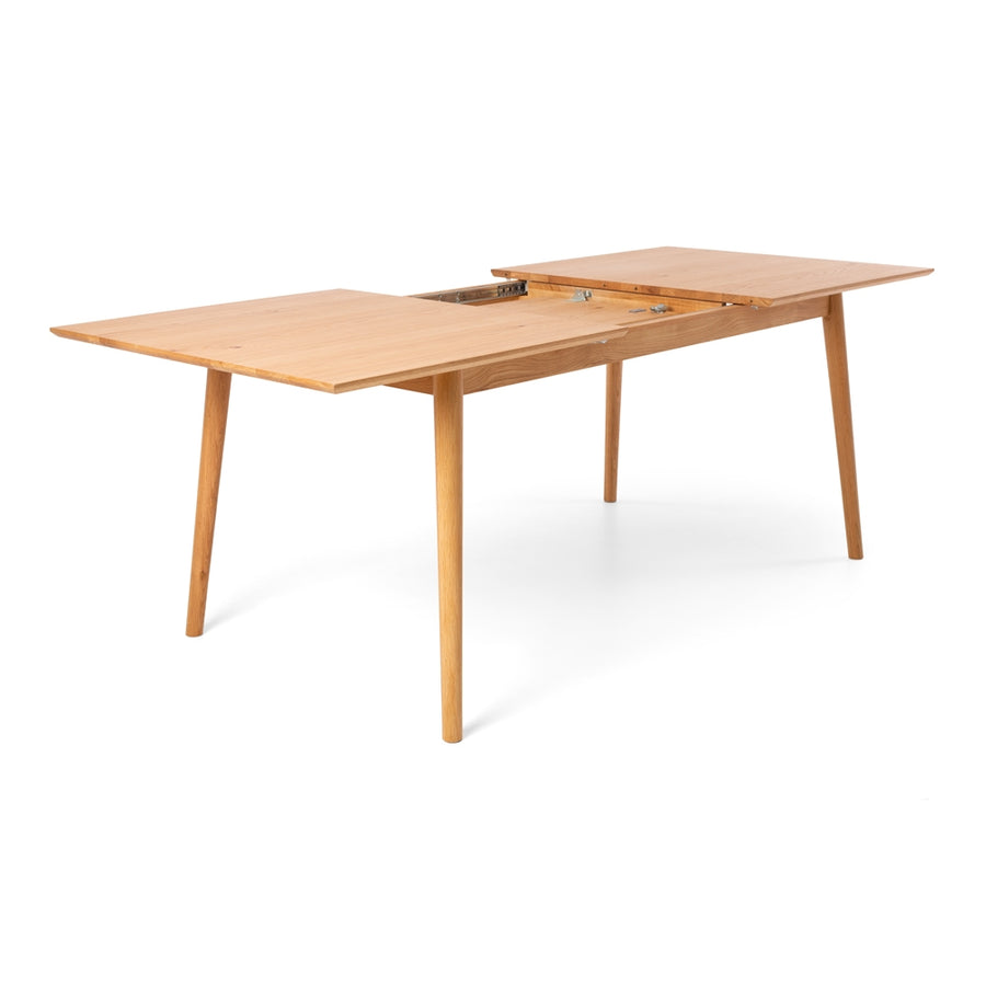 Scandi Beach Extension Dining Table 160cm (Extends to 210cm) - Natural