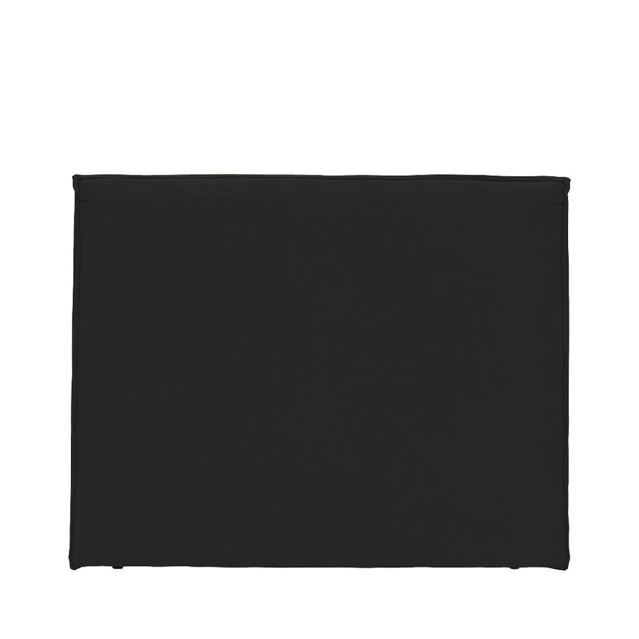Slip Cover Headboard - Almost Black - Queen