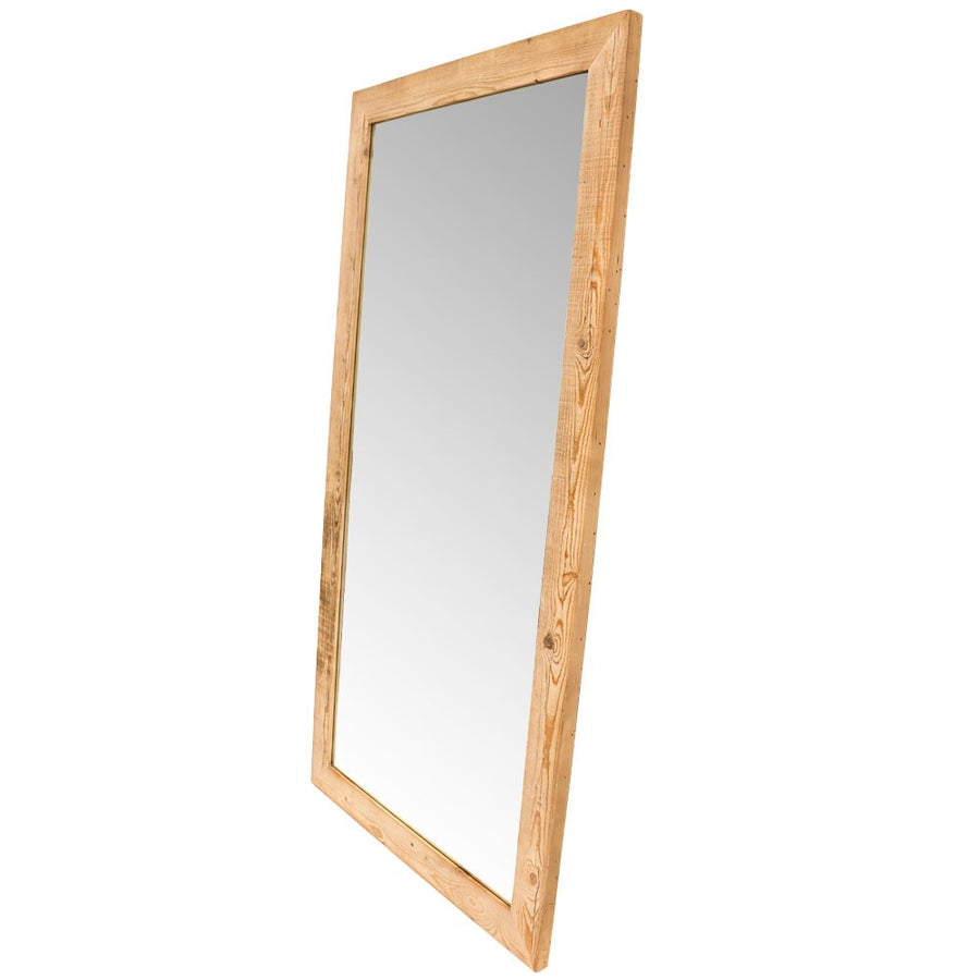 Tall Rustic Floor Leaner Mirror