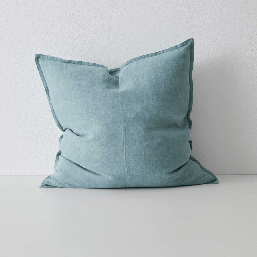 Weave Como Cushion - Mineral Linen