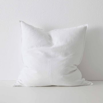 Weave Como Cushion - Snow Linen