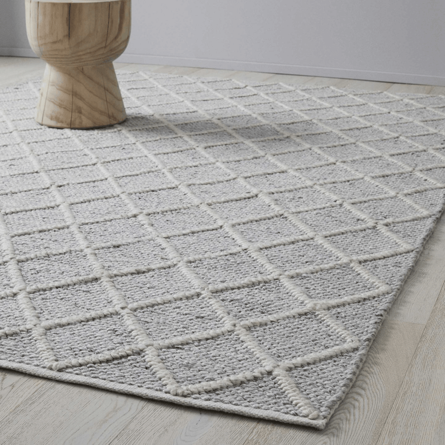 Weave Mitre Rug - Feather - 2m x 3m