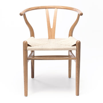 Wishbone Solid Oak Dining Chair - Natural