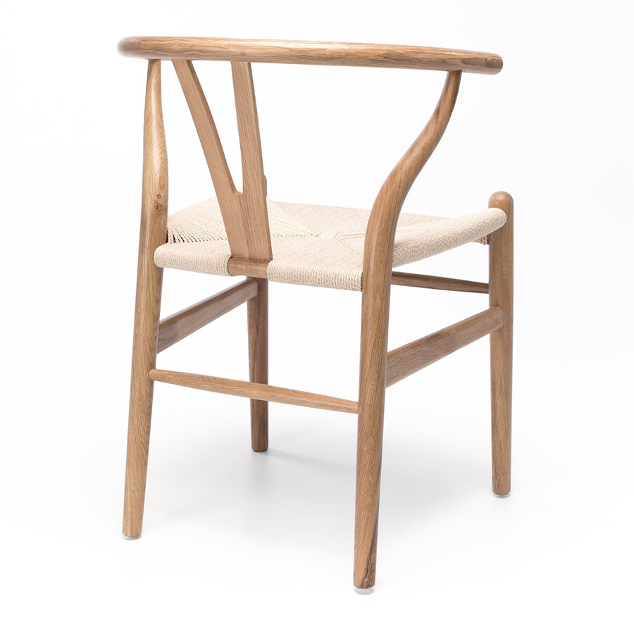Wishbone Solid Oak Dining Chair - Natural