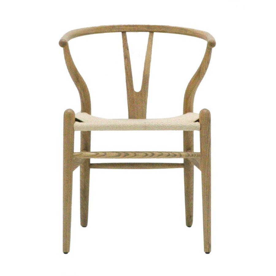 Craftsman Oak Wishbone Dining Chair - Natural